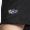 Nike Повседневная мягкая футболка с коротким рукавом и принтом букв, мужская, топы, черная FV3746-010