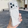 Для iPhone 17 Pro Max Ударопрочный Прозрачный Чехол с MagSafe для Беспроводной Зарядки 16 15 14 13 12 11 Pro Max 14 15 16 Plus16e Магнитная Крышка