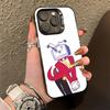 Чехол для телефона Tenna D-DeltaruneS для iPhone 15, 17, 11, 14, 13, 16, 12, E, Max, Plus, Air, Pro, Mini Черный Матовый