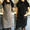 Canvas Polyester Pocket Apron Butcher Crafts Baking Chefs Kitchen Cooking Bbq