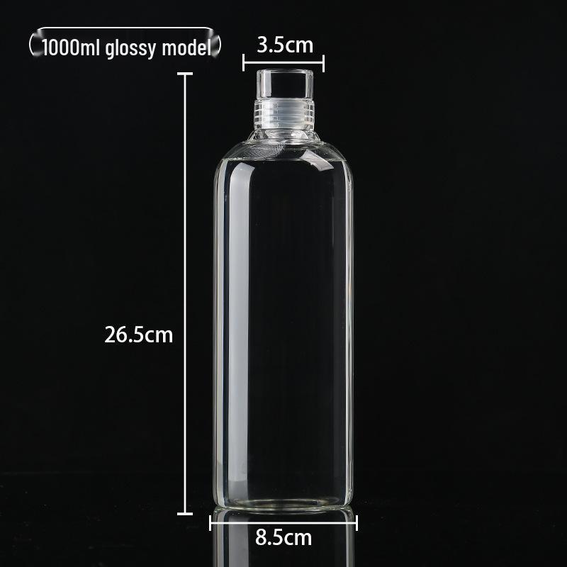 Кружка из высокоборосиликатного термостойкого стекла в стиле Xiaohongshu для воды, сока или колы