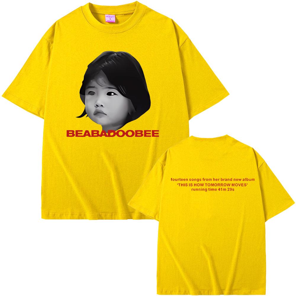 Футболка Beabadoobee This Is How Tomorrow Moves Графическая футболка с альбомом Мужская Женская Мода Футболки с круглым вырезом Оверсайз с коротким рукавом