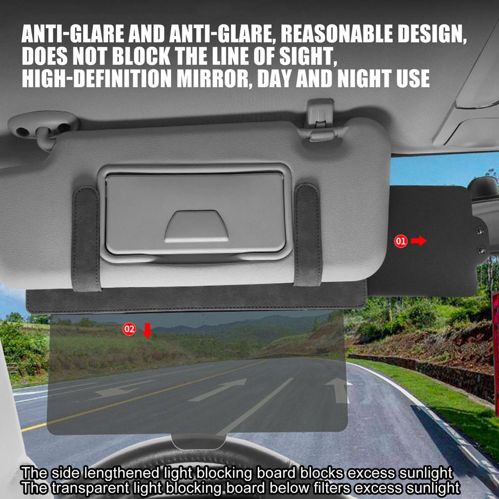 Adjustable Car Sun Visors Extender Quick Installation Sun Visor For Car Anti-Glare Sun Visor Car Sun Visor Extension
