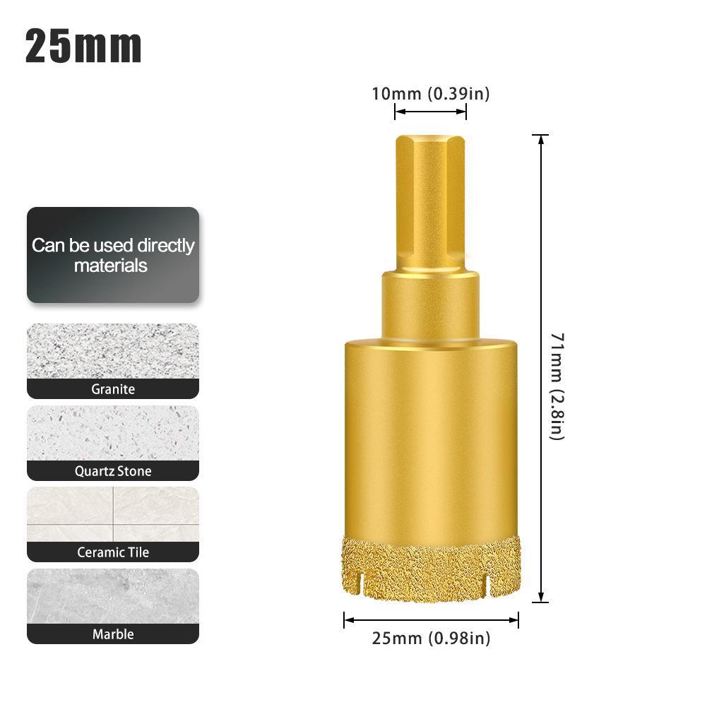 Многофункциональное сухое сверло для плитки: мрамор, керамогранит, гранит и стекло — идеально подходит для легкого сверления отверстий