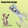 Машинки для стрижки кошачьих когтей с круглым отверстием, эргономичные лезвия с двойным отверстием, принадлежности для ухода за животными, триммеры для стрижки домашних животных