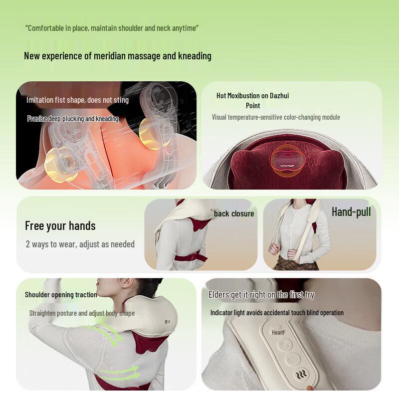 LERAVAN Neck and Shoulder Massage Shawl