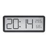 Работающие от батареек большие цифровые настенные часы с дисплеем температуры и даты, легко читаемые для гостиной