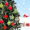50 шт. Рождественские шары украшения 1,6" маленькие небьющиеся пластиковые шары красные зеленые елочные подвесные шары украшение для елки венка гирлянды