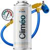 Climeo 400 мл + Шланг с манометром - Экологичный хладагент R134A/R12 | Самостоятельное обслуживание кондиционера