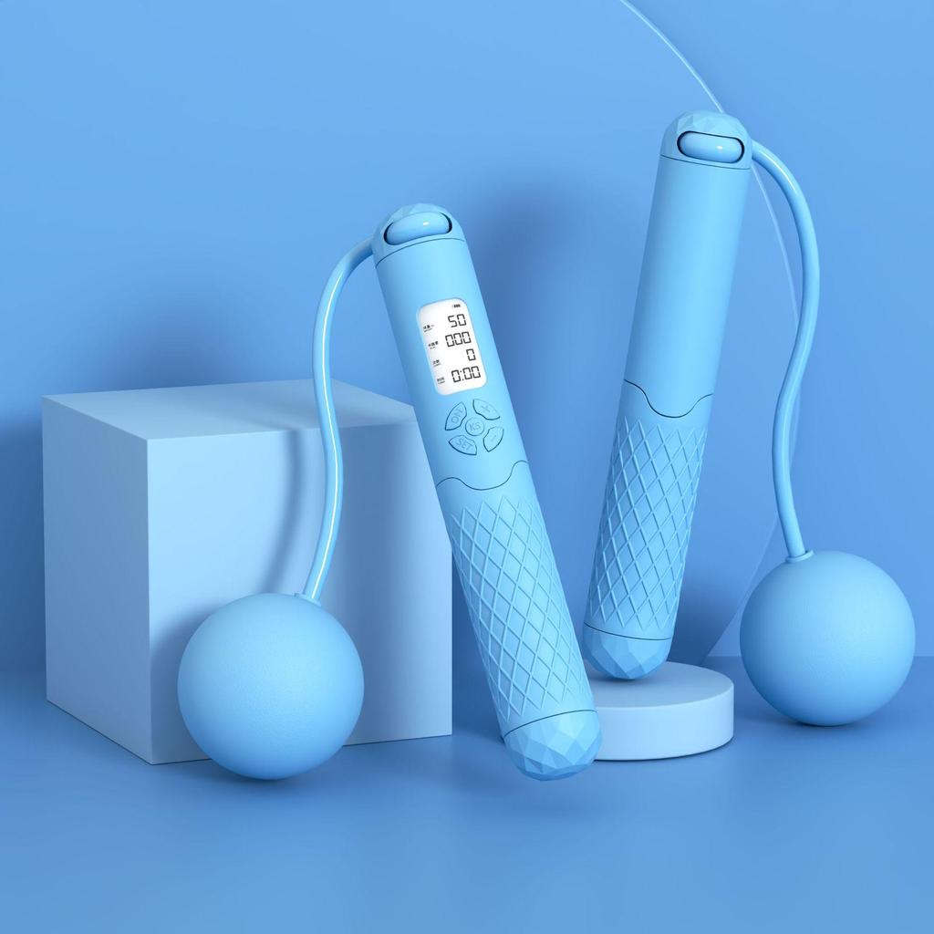 Умная беспроводная утяжеленная скакалка со счетчиком для детей и взрослых