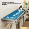 Алюминиевая настенная полка для душа в ванную комнату, многофункциональная корзина для хранения на кухню, аксессуары для туалета