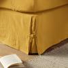 Box Spring Cover 90x190 Cm Cotton Gauze Saffron