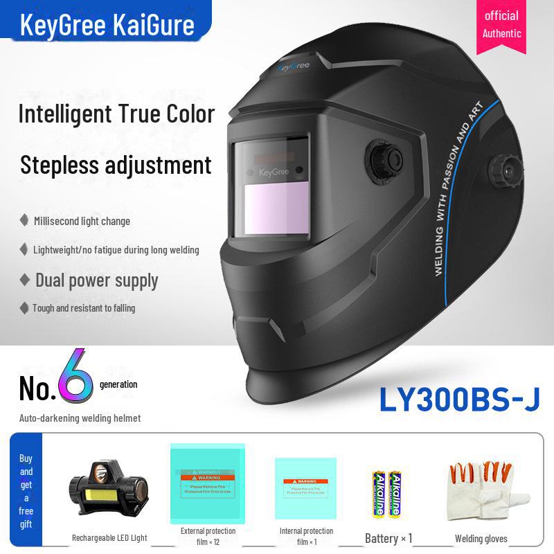 Head-Mounted Flip-Up Welding Mask for Arc Welding - Anti-Glare Protection