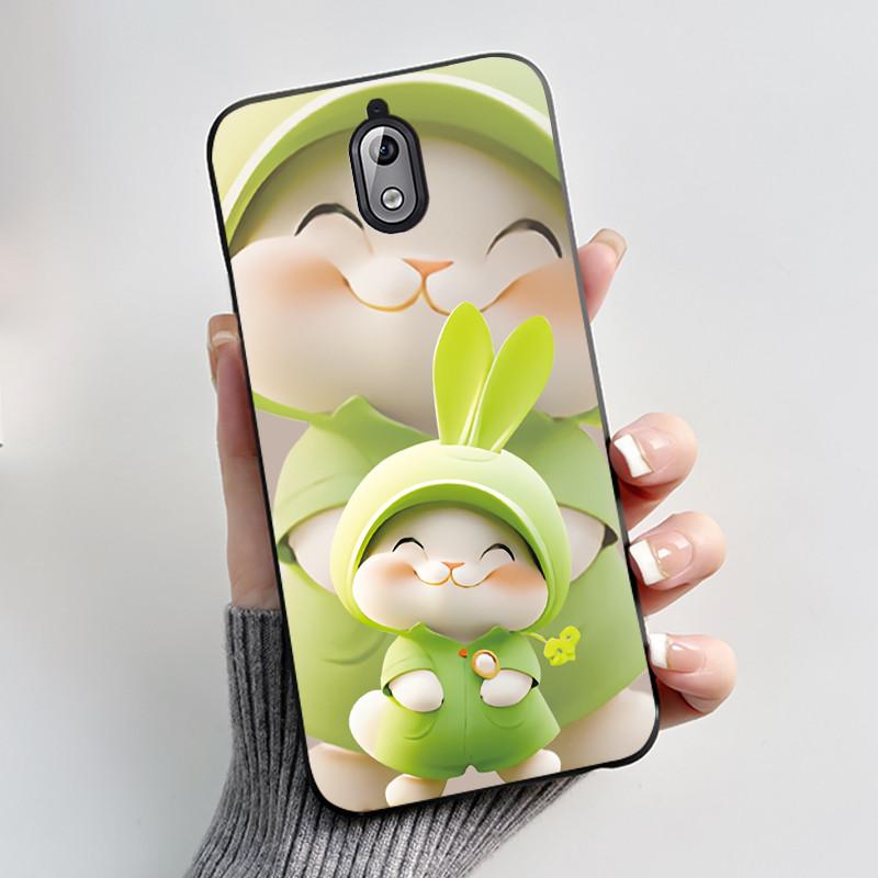 Корпус Для Nokia 3.1 TA-1049 TA-1057 / Nokia 3 TA-1032 TA-1028 Чехол Для Телефона Роскошный Милый Крутой Мальчиков Девочек Мягкий Силикон Матовый Чехол