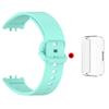 Silicone Strap For Samsung Fit 3 SM-R390 Watchband With Transparent Case Single Color Adjustable Wristband Accessories