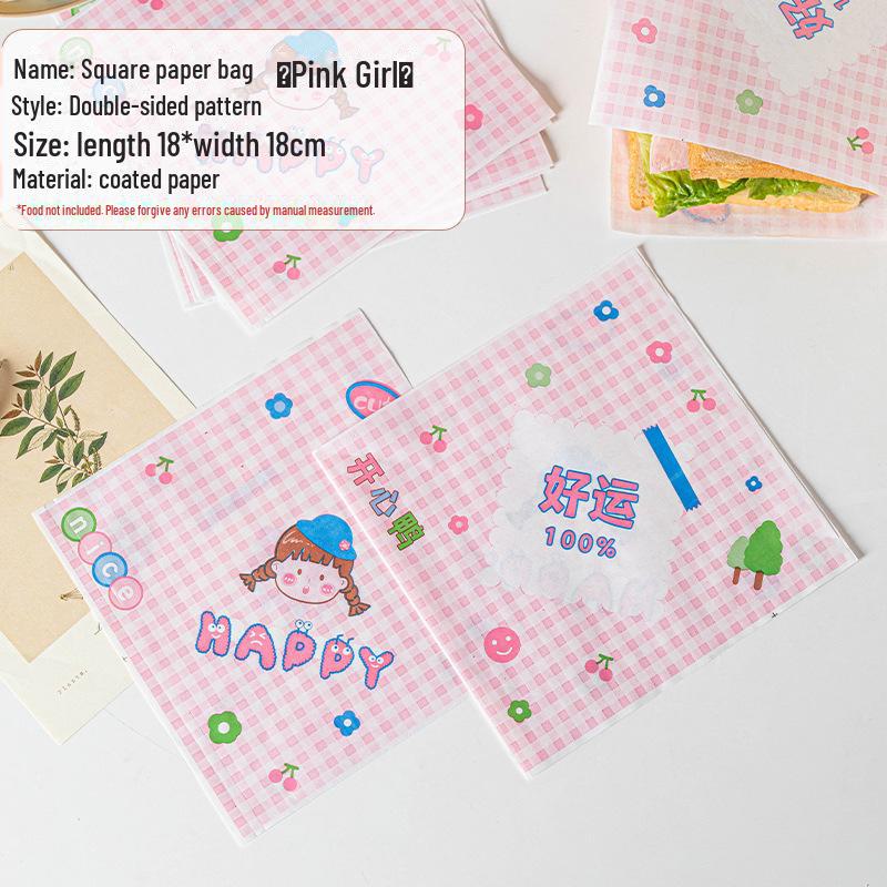 Съедобные рисовые шарики, блинчики для бургеров, маслостойкие пакеты, коробки для еды на вынос, мясные сэндвичи, уникальные рулеты для сэндвичей