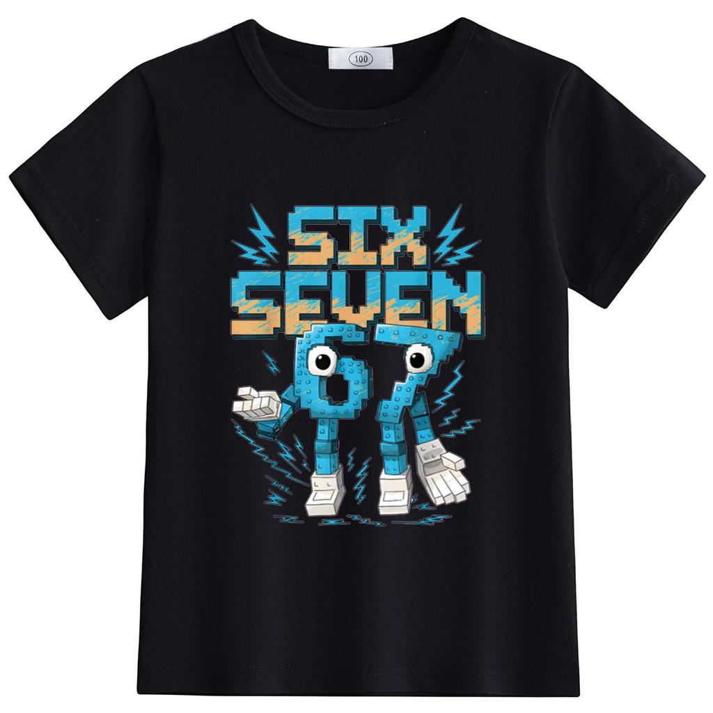 Available: StealABrainrot Kids' Summer Round-Neck Light Short Sleeve T-shirt 63301