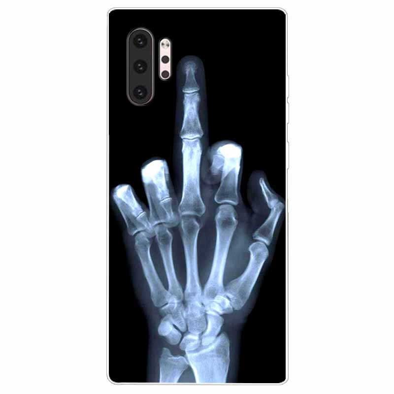 Phone Case For Samsung Note 10 Pro Plus Cover Note10 Silicone Soft Painted Wolf Coque for Samsung Galaxy Note 10 Lite TPU Bumper