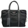 PRADA Saffiano briefcase 2VE661 Handbag black mens used
