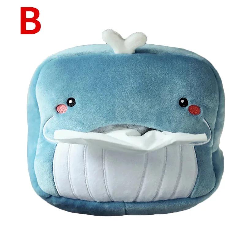 Коробки для салфеток, креативная коробка для салфеток, мягкий мультяшный бумажный чехол для салфеток, милые животные, автомобильные бумажные коробки, милый держатель для салфеток для автокресла