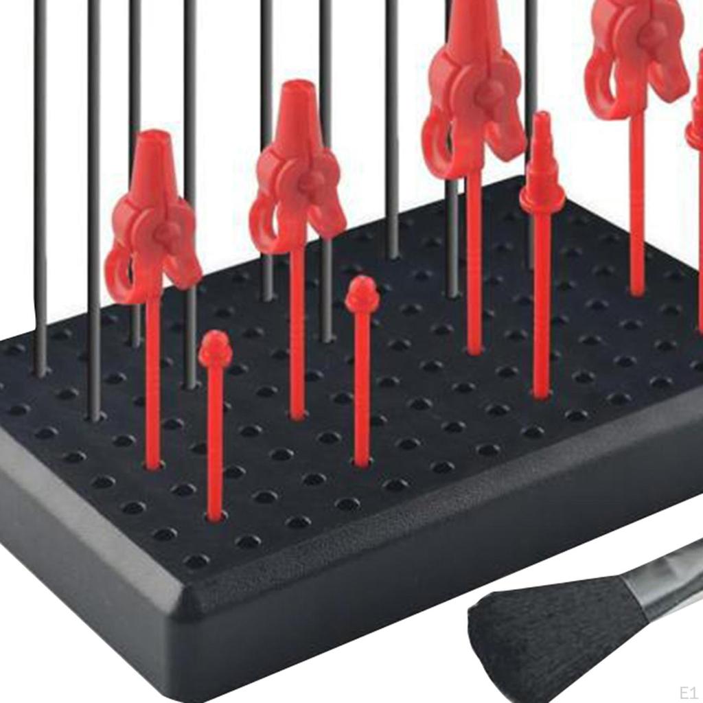 Подставка для рисования моделей, основание 126 отверстий, хобби, моделирование, инструмент «сделай сам», зажимы-крокодилы