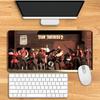 Игровой коврик для мыши T-Team F-Fortress 2, компьютерный, для ноутбука, расширенный, большой резиновый, коврик для стола под клавиатуру, аксессуары