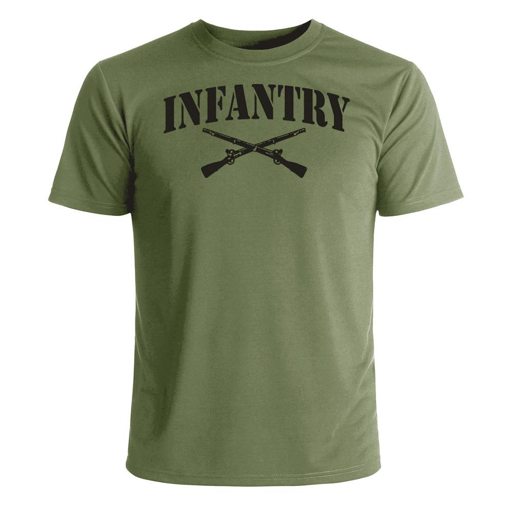 Us Army Infantry TShirt Veterans Memorial Printed TShirt Gift For Dad Cotton ShortSleev Summer Military Enthusiast Casual
