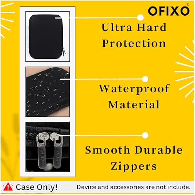 Ofixo Organizer Bag Holder For Ipad, Pencil, Cable, A5 Note, Business Storage Padfolio With Tablet Sleeve, Portfolio Cas