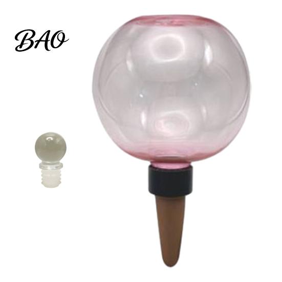 Reusable Watering Bulb Self Bulb, 500ml Transparent Automatic Plant Irrigation Ball, Low Maintenance Care Holiday with Lid for Indoor Houseplants