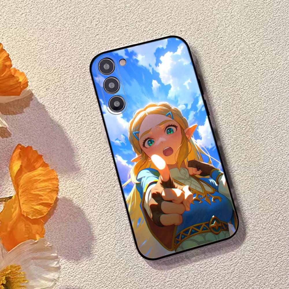 Чехол для телефона Игра The Legend of Z-Zelda Princess для Samsung Galaxy A73,A72,A71,A70,A53,A52,A51, Мягкий силиконовый черный чехол