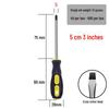 Strong Magnetic Multi-Function Screwdriver with Non-Slip Rubber Handle