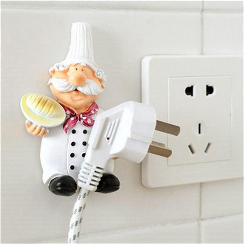 Creative Cartoon Power Cord Socket Storage Rack Plug Cute Creative Hook Stick Hook