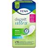Compresse DISCREET ULTRA Pour Incontinence Normale - TENA - 16 Unités - Barrière Anti-fuites - Adulte