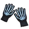 Full Finger Luminous Skeleton Claw Gloves Windproof Halloween Bone Claw Gloves  Men