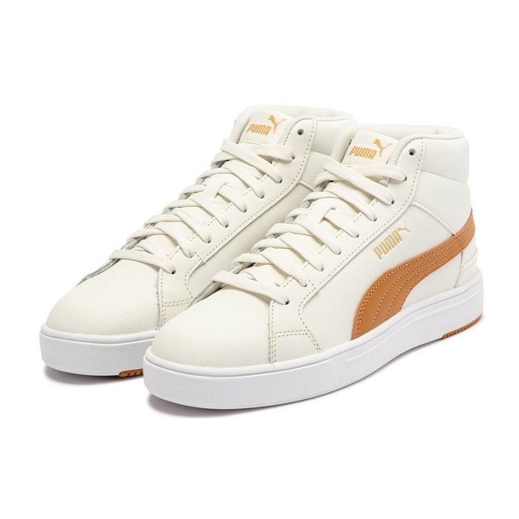 Puma Кеды Serve Pro Lite Mid Унисекс Белый Желтый 382095-06