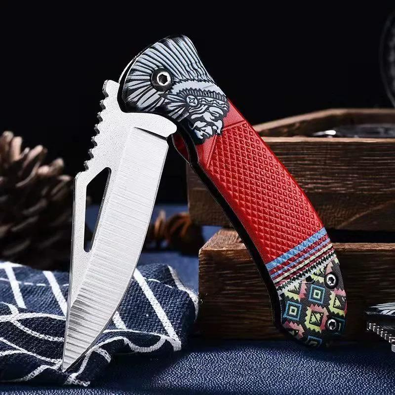 Складные лезвия из нержавеющей стали, маленькие карманные ножи, военные тактические ножи, многофункциональный инструмент, ручные инструменты для выживания и охоты и рыбалки, походный нож на открытом воздухе