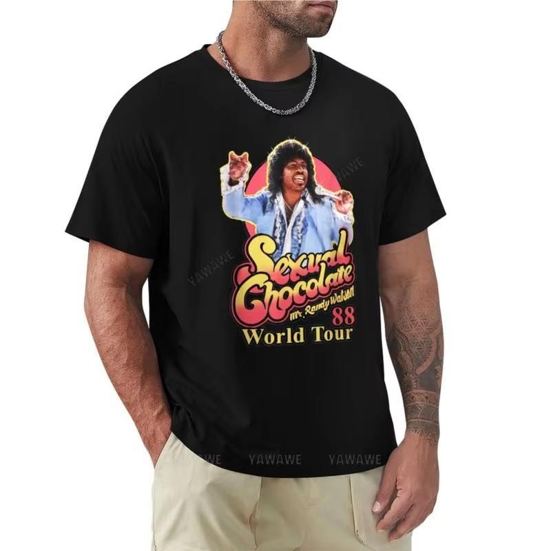 2025 new Randy Watson sexual Chocolate Coming 2 America TShirt cute clothes customized t shirts Anime tshirt men t shirts