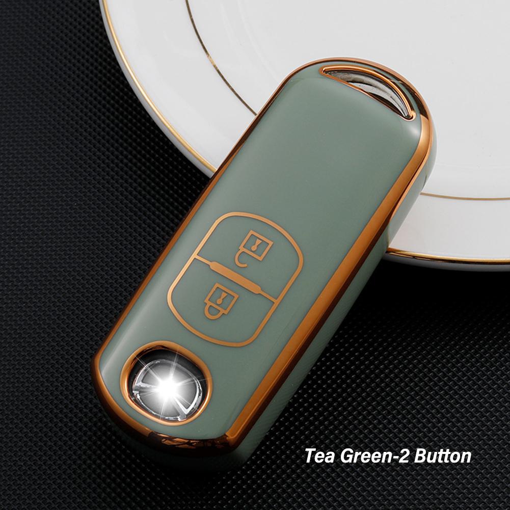 ТПУ автомобильный чехол для дистанционного ключа в виде ракушки, брелок для ключей для Mazda 2 3 6 Atenza Axela Demio CX-5 CX5 CX-3 CX7 CX8 CX-9 MX-5 аксессуары