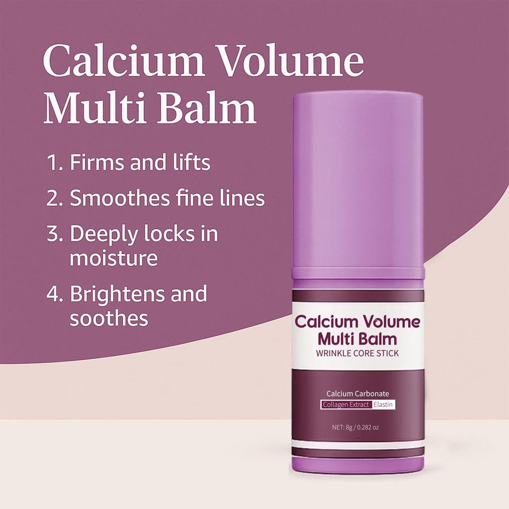 Cross-border Collagen Moisturizing Stick Calcium Volume Multi Balm Hydrating Lip & Face Balm Deep Nourishing Firming Portable Moisture Stick