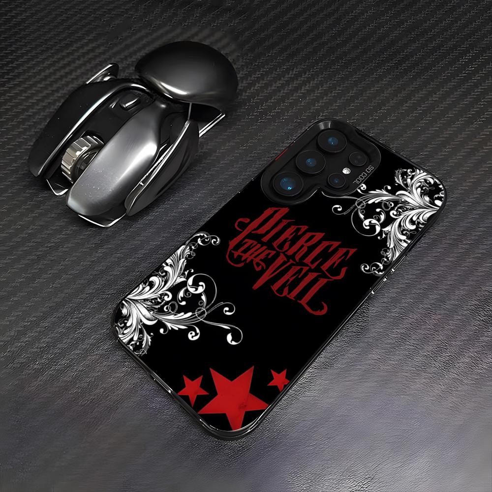 Rock Band PIERCE VEil Phone Case For Samsung S26 S25 Plus S20 S20 Plus S22 Ultra S23 FE S21 Plus S21 Ultra Colorful Cover