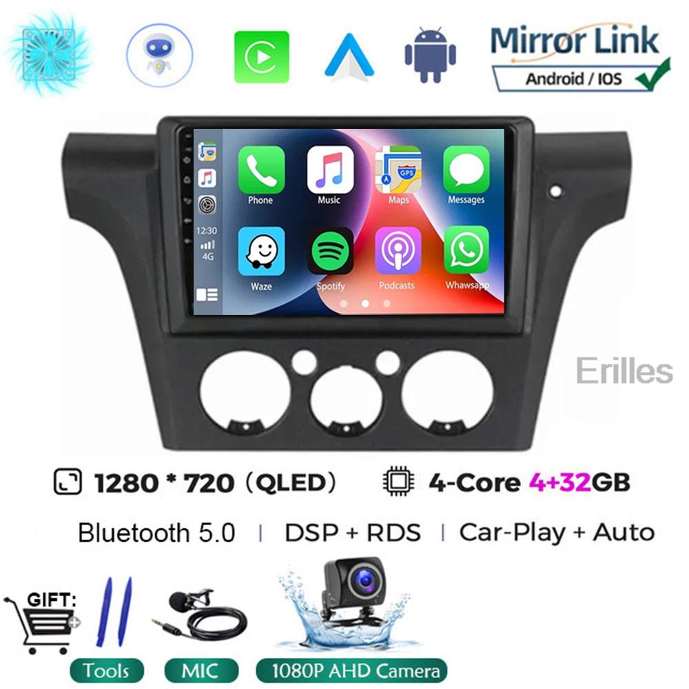 Для Mitsubishi Outlander 1 2002-2008 2Din 4G Android 14 Автомобильный Радио Мультимедиа Видео Плеер Навигация GPS Carplay Стерео БЕЗ DVD