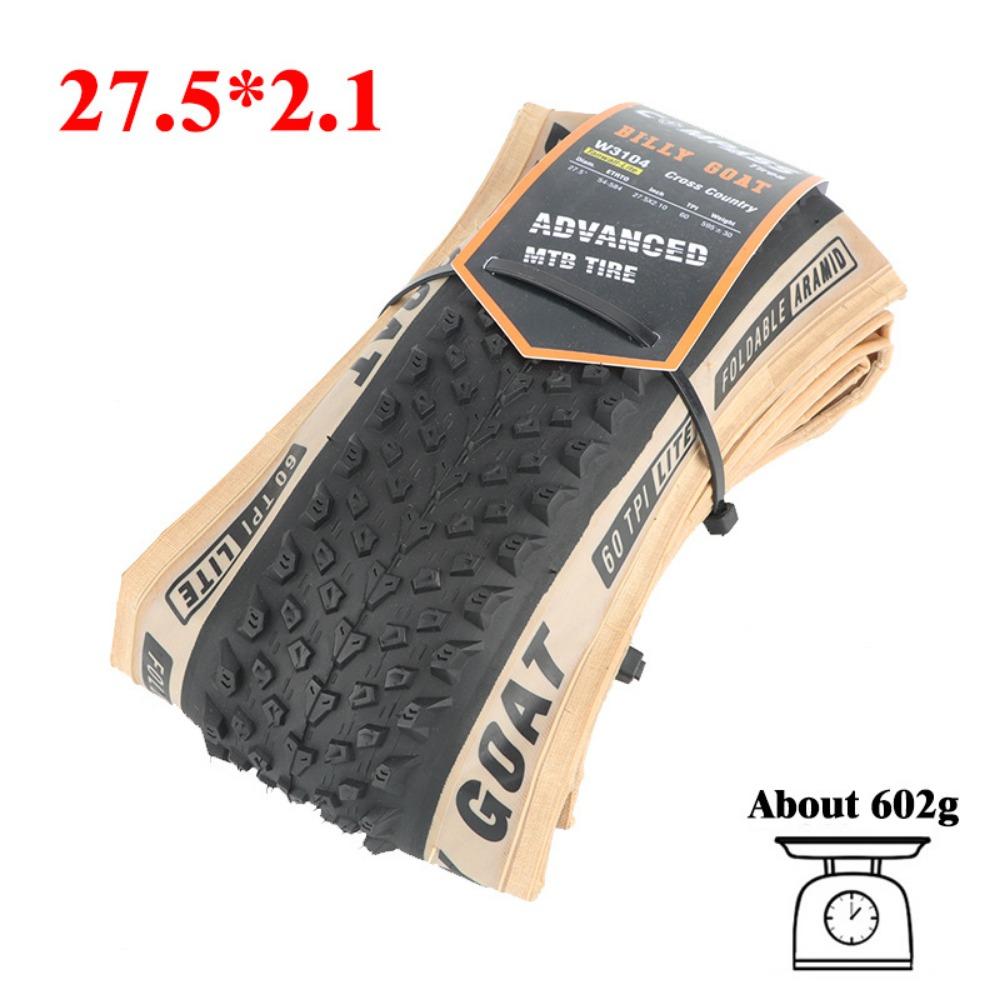 Mountain Bike Folding Tire Bicycle Yellow Edge Outer Tire 27.5/29 Mountain Horse Anti Stab Off Road Tire