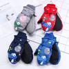 Non-slip Windproof Fleece Lined Skating Gloves Children Mittens Toddler Kids Mittens Snow Mittens