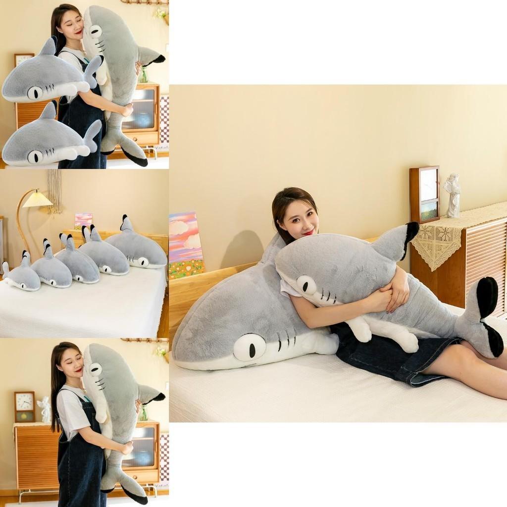 Unique And Adorable Shark Cat Stuffed Animal Great For Comfort And Playtime, Available In Multiple Sizes