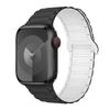 Совместимый силиконовый ремешок с магнитной застежкой для Apple Watch Серии 1-11, Ultra 3, SE 3, стиль «Три звена»