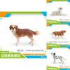 Pvc Animal Model Saint Bernard Toy Dog Collectible Decor For Kids And Collectors