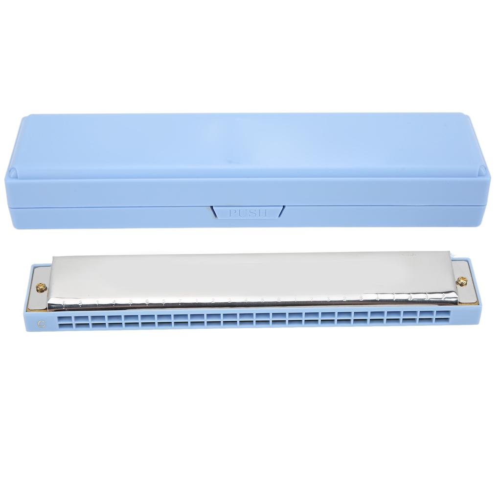 Губная гармошка 24 отверстия тональность C тремоло инструмент игрушка для начинающих детей и взрослых