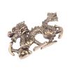 1Pc Zodiac Dragon Statue Figurine Wealth Brass Decor Prosperity Chinese Style Dragon Luck Animal Fengshui Vintage Ornament