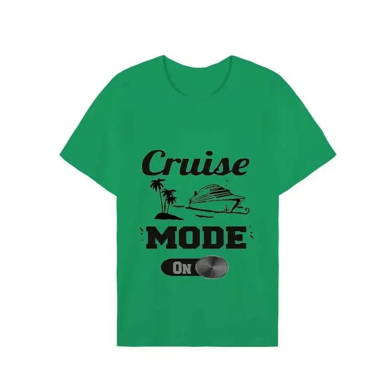 Summer T Shirt Cruise Mode on Streetwear Men Harajuku Tshirt Tops Short Sleeve T-shirts Oversized Tee Unisex Women Trip Clothes