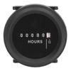 Round Hour Meter High Accuracy Quartz Mechanical Hour Meter for Engine Generator 6?80VAC DC